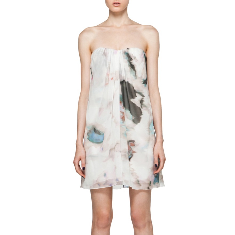 {alice+olivia} • {eva strapless dress}